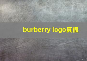 burberry logo真假